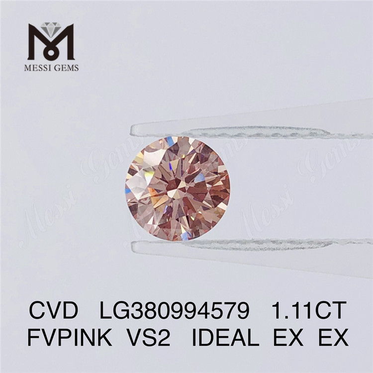 1.11CT FIPINK VS2 CVD diamante coltivato in laboratorio produttori di diamanti IGI LG380994579