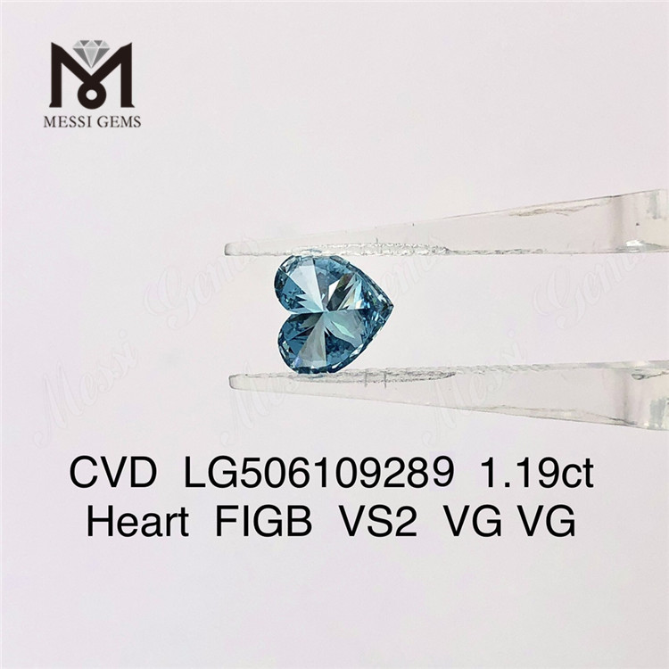 1.19ct Cuore FIGB VS2 VG Diamanti colorati sintetici VG CVD LG506109289