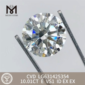 10.01CT White Diamond Lab E VS1 ID IGI LG631425354丨Messigems
