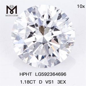 1.18CT D VS1 3EX Hthp Produzione diamanti sciolti HPHT Diamante LG592364696