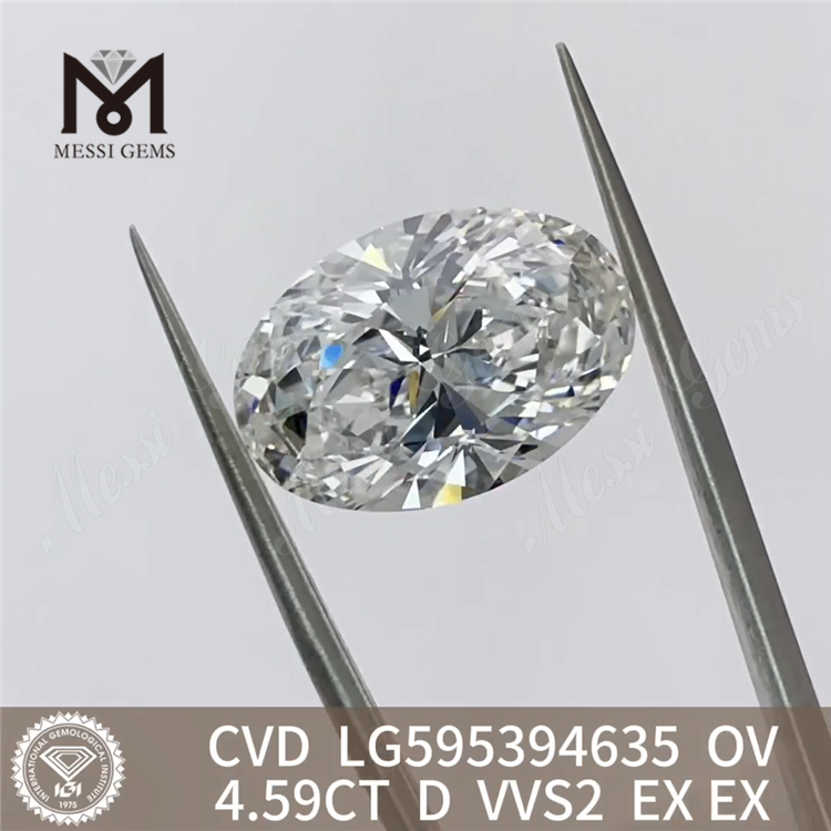 Diamante sciolto CVD da 4,59 ct D VVS2 EX EX OV LG595394635