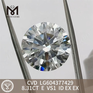 Diamante igi da 8,31 ct E VS1 ID Diamanti CVD Lab all'ingrosso a prezzi imbattibili LG604377429丨Messigems