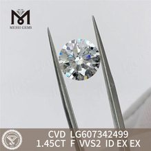  Prezzo del diamante cvd 1,45CT F VVS2 per carato Sustainable Sparkle丨Messigems LG607342499