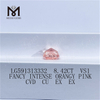 8.42CT VS1 FANCY INTENSE ORANGY ROSA CVD CU EX EX Diamanti rosa realizzati in laboratorio