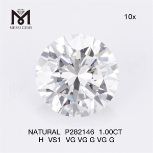 1.00CT H SI2 VG VG VG VG VG Selezione di diamanti naturali da 1 carato svela una bellezza senza tempo P282147丨Messigems