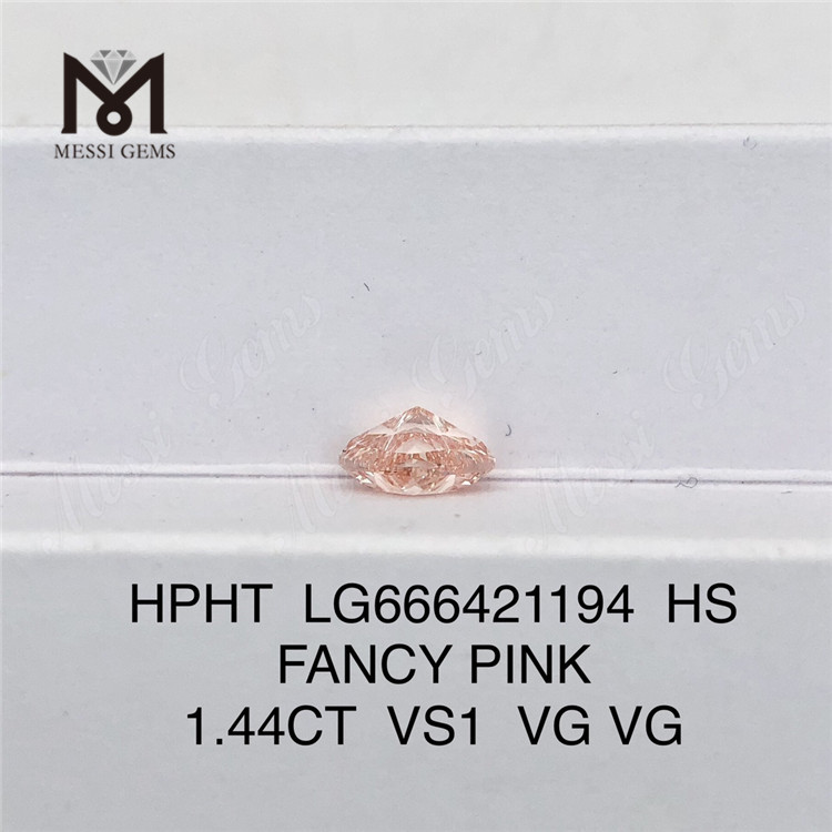 1.44ct vs1 Fancy HS Pink Lab Create Diamonds Hpht LG66421194
