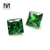Pietre sfuse CZ verdi di forma quadrata in zircone di colore di alta qualità con un prezzo basso
