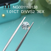 Diamante coltivato in laboratorio VVS2 D RD da 1,01 ct EX Cut Grade