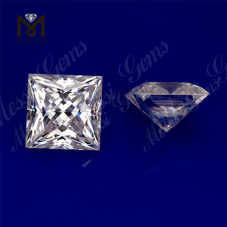 Produttore di moissanite Moissanite sciolto bianco trasparente di alta qualità 9 * 9mm