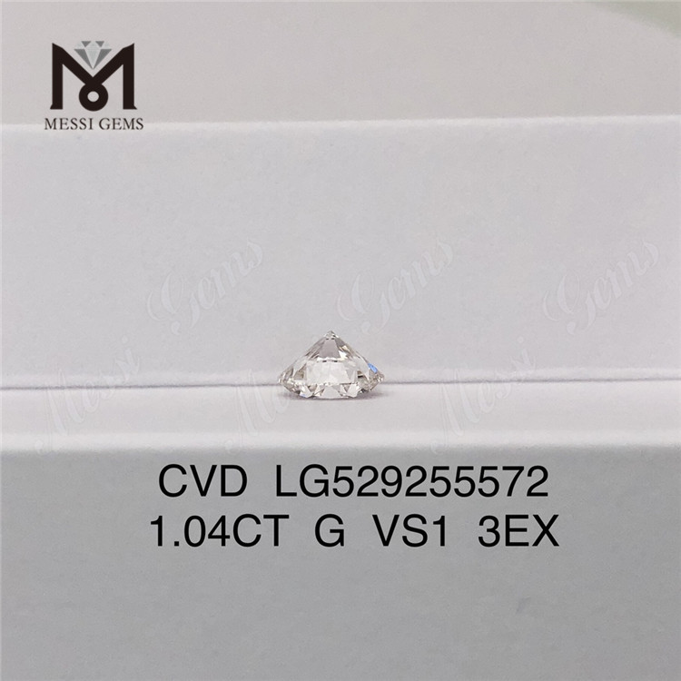 1.04CT G VS1 Cvd Diamante sintetico 3EX VS Lab Diamond