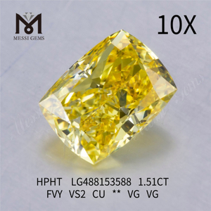 1.51CT FVY VS2 CU VG VG diamante da laboratorio HPHT LG488153588
