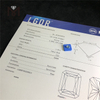 1.01CT VVS1 RADIANT FANCY BLUE diamante coltivato in laboratorio HPHT NF303230015