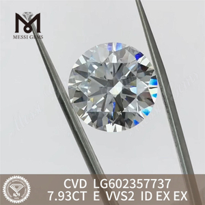 7.93CT E VVS2 ID EX EX diamante cvd online Brillantezza e Bellezza LG602357737