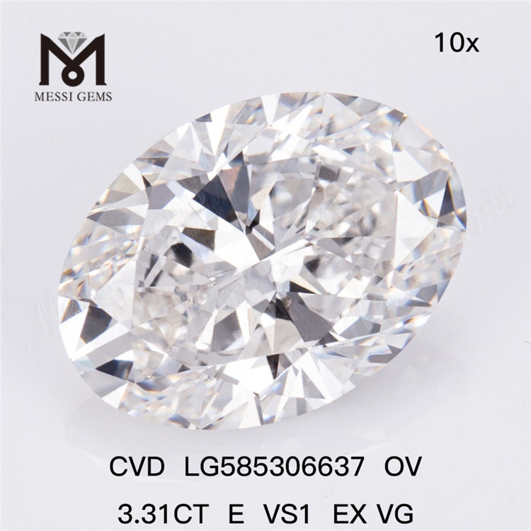 3.31CT E VS1 EX VG OV miglior laboratorio di diamanti CVD LG585306637