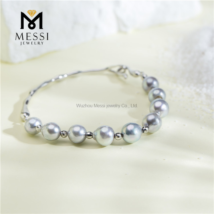 Braccialetti di perle Akoya S925 da 7-8 mm Sofisticazione