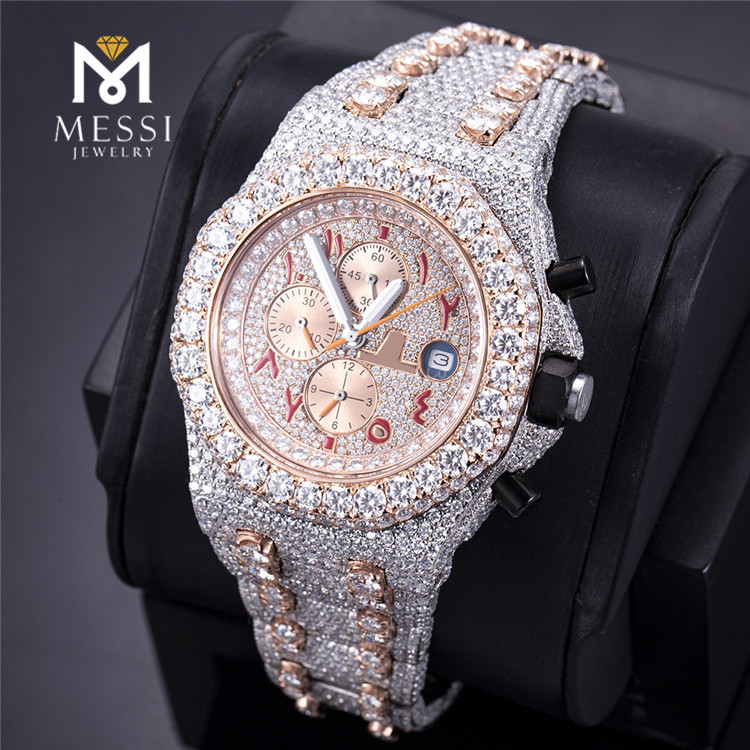 orologio moissanite da uomo in vendita