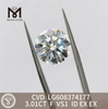 3.01CT F VS1 Diamanti cvd da 3 ct Stunning Beauty in vendita丨Messigems LG608374177 
