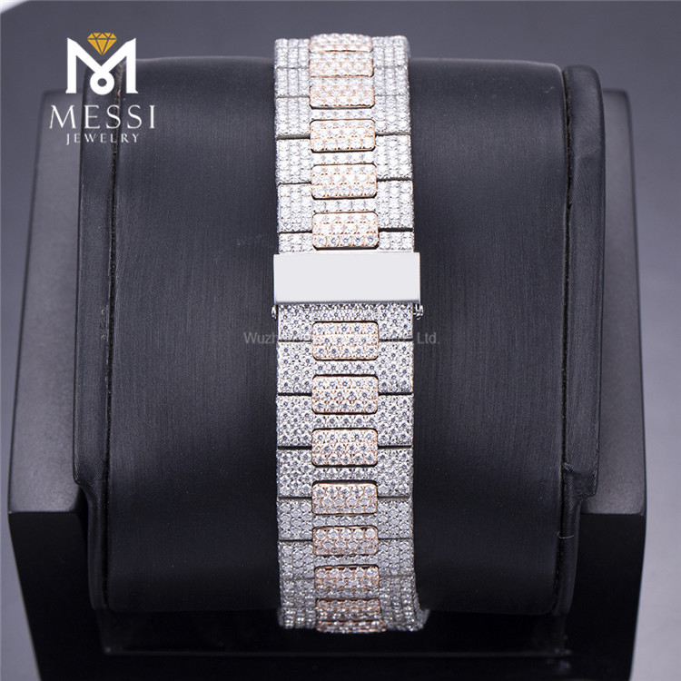 orologi da uomo moissanite ghiacciati