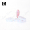 pietre preziose a forma di pace a forma di pietre opali sintetiche cabochon di colore rosa