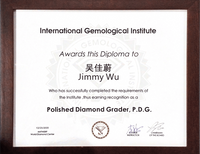 Certificati IGI per la classificazione dei diamanti lucidati