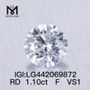1,01 carati F VS1 Diamanti rotondi IDEAL economici creati in laboratorio