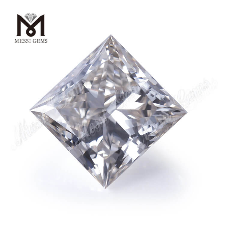 Princess quadrata Sciolto 2ct diamanti artificiali prezzo prezzo per gioielli 