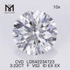 3.22ct f colore 3ct diamanti sintetici sciolti prezzo prezzo all\'ingrosso diamante CVD tondo