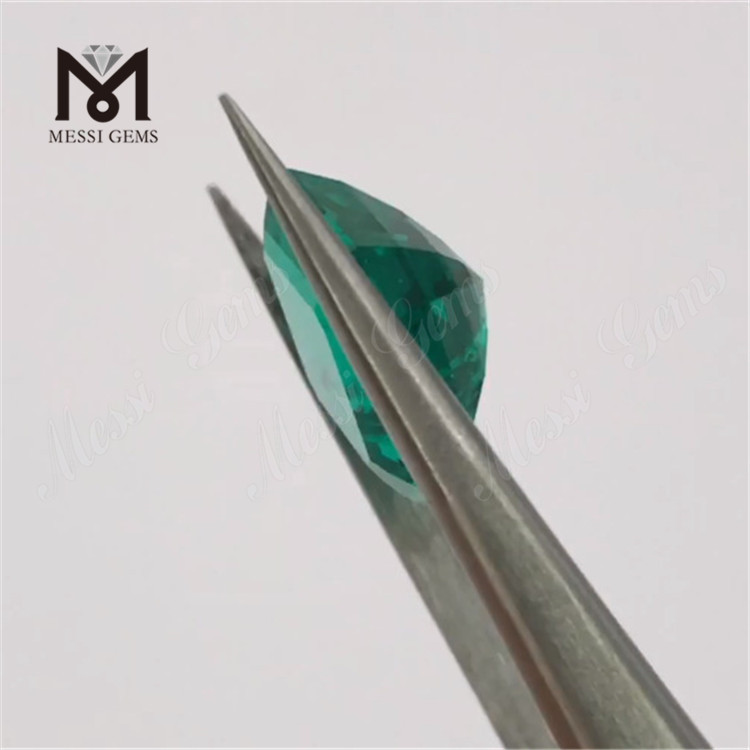 Smeraldo creato in laboratorio da 4,65 ct Prezzo in pietra di smeraldo taglio AS