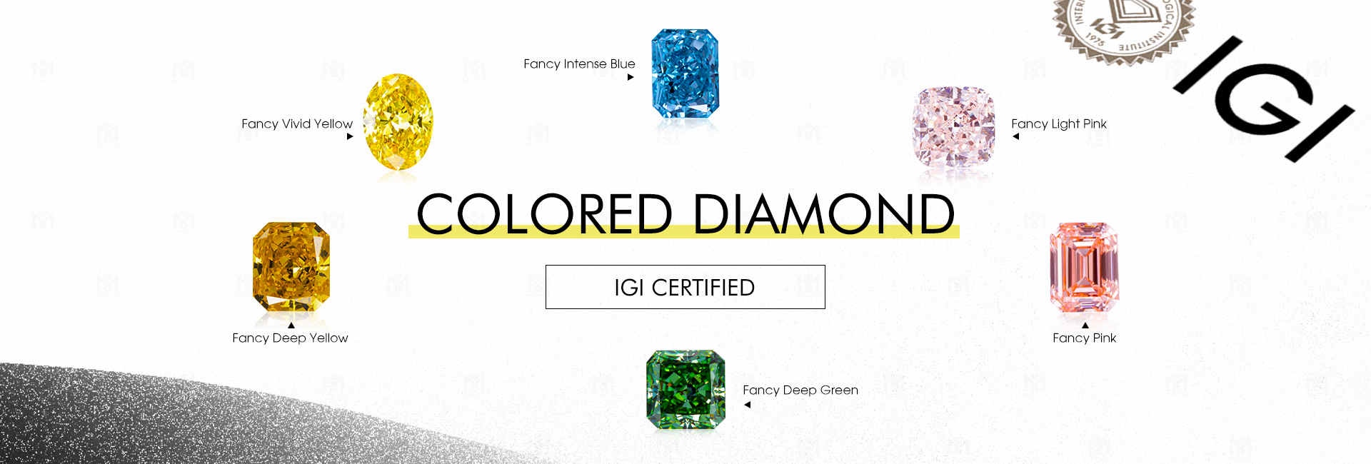 diamante del laboratorio di colore