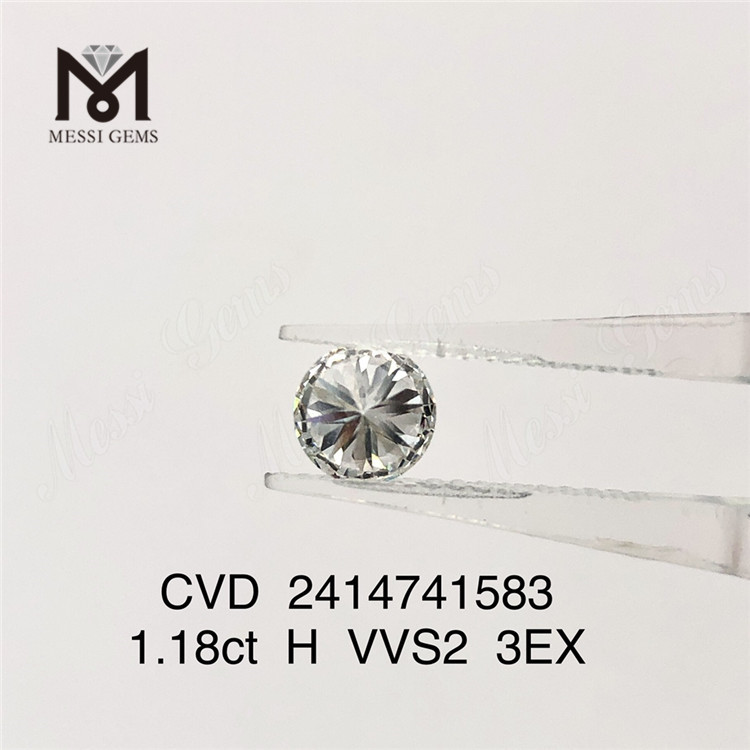1.18ct H rd lab diamond 3EX vvs acquista diamanti cvd prezzo di fabbrica online