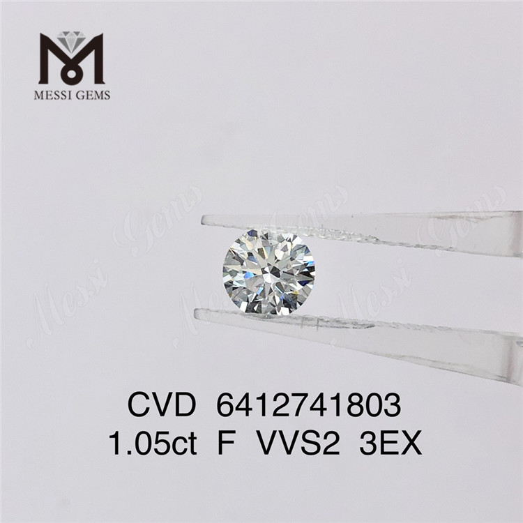 1.05ct VVS cvd diamante prezzo all\'ingrosso F 3EX uomo mande diamante in vendita