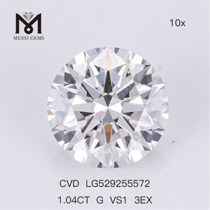 1.04CT G VS1 Cvd Diamante sintetico 3EX VS Lab Diamond