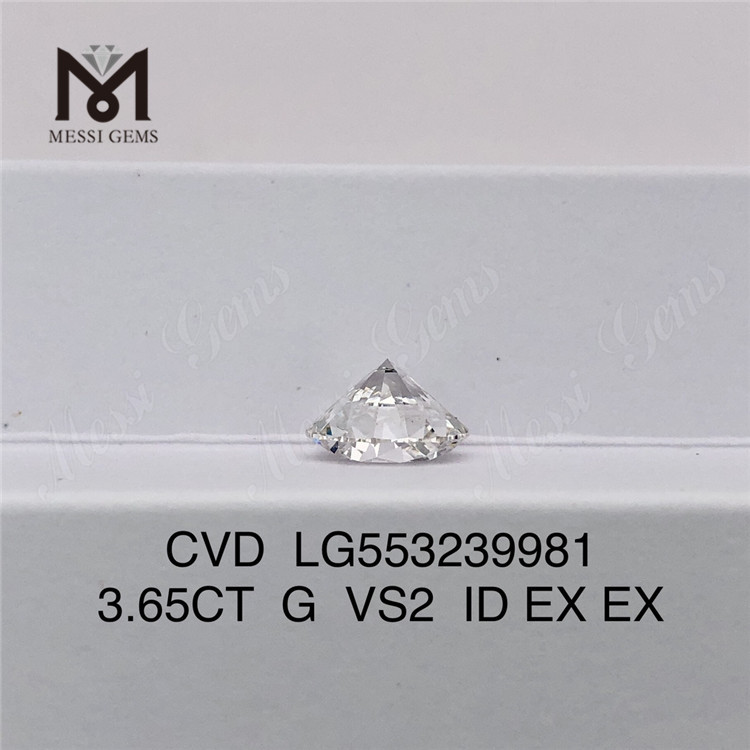3.65CT G VS2 ID EX EX diamante coltivato in laboratorio produttore di diamanti da laboratorio di alta qualità