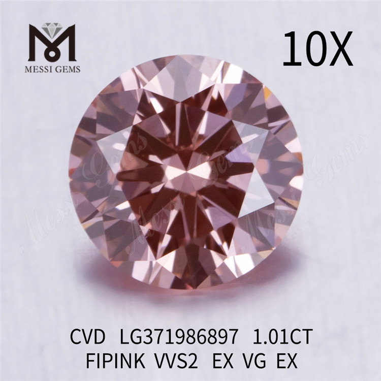 1.01CT FIPINK VVS2 diamanti creati in laboratorio all'ingrosso CVD LG371986897