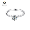 Anello eternità moissanite in argento 925 coppia di alta qualità a prezzo intero