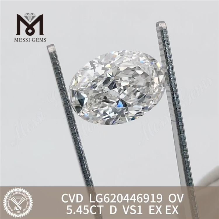 5.45CT D VS1 CVD OV diamanti prodotti all\'ingrosso丨Messigems LG620446919 