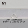 8.15CT E VVS2 ID diamanti lavorati sfusi CVD LG631425358丨Messigems