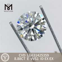 8.88CT E VVS1 ID diamanti coltivati ​​in laboratorio CVD LG631425359丨Messigems 