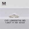 7.20CT H VS1 EX EX MQ Diamanti cvd all\'ingrosso da 7ct LG602357745