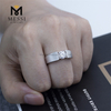 Anelli da dito per uomo con anello con diamante coltivato in laboratorio in oro bianco 18 carati