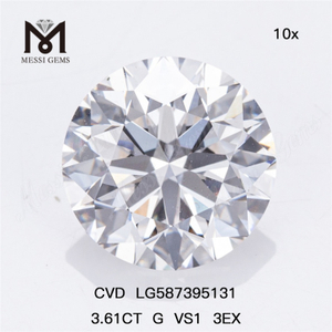 Diamanti CVD 3,61CT G VS1 3EX Il segreto del designer per gioielli straordinari LG587395131丨Messigems
