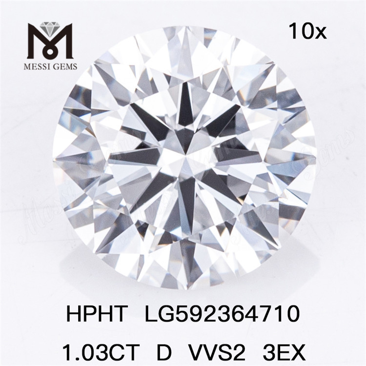 1.03CT D VVS2 3EX diamanti hthp all\'ingrosso LG592364710 
