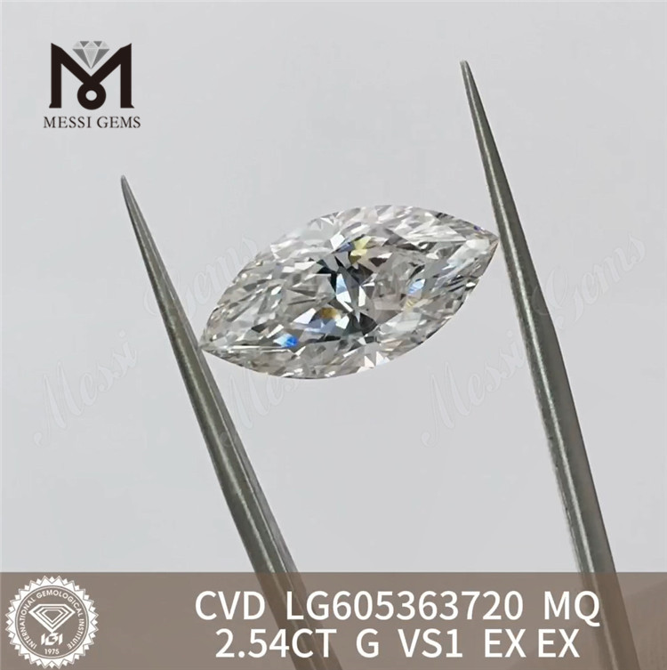 2.54CT G VS1 MQ igi cert diamante CVD In vendita LG605363720丨Messigems 