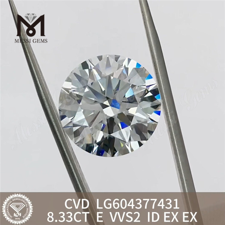 Diamante E VVS2 certificato igi da 8,33 ct per la creazione di anelli di fidanzamento personalizzati丨Messigems LG604377431