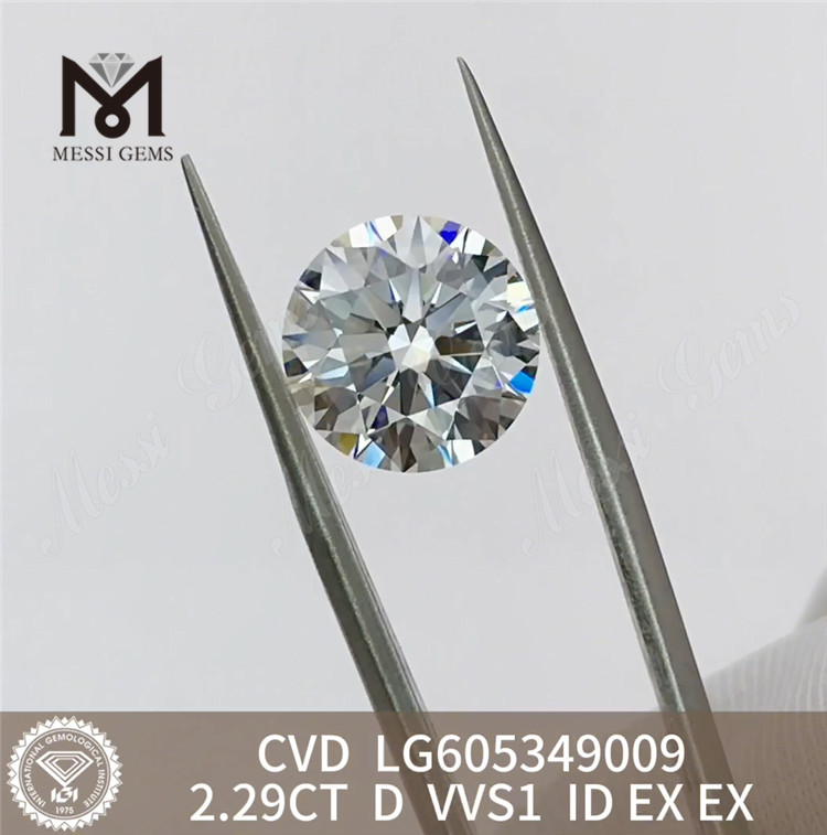 2.29CT D VVS1 igi diamante cvd Acquisti all\'ingrosso丨Messigems LG605349009