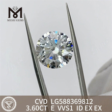 Lusso sostenibile con diamante Igi Diamond E VVS1 CVD da 3,6 ct丨Messigems LG588369812