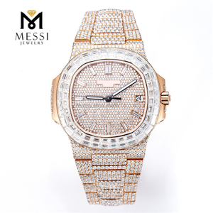 Orologio Moissanite ghiacciato Lusso e lucentezza MSA-582