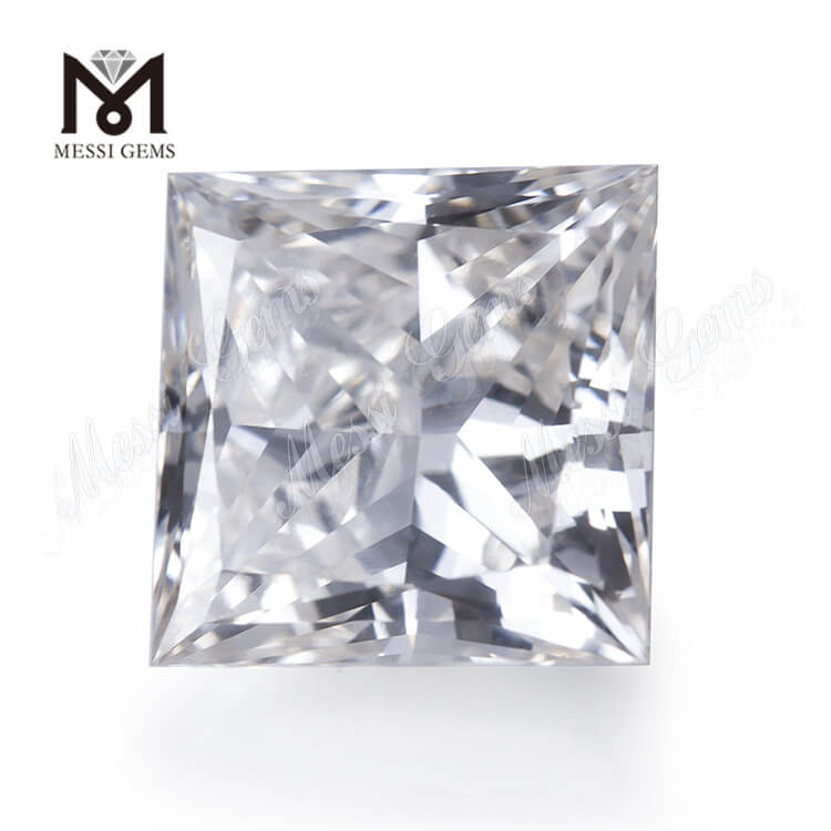2.003ct SQ WHITE Lab Grown diamante sciolto taglio princess diamante coltivato in laboratorio