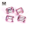 Prezzo di fabbrica 1 carato 6.5x5mm rosa VVS Moissanite pietra Taglio smeraldo per la creazione di gioielli