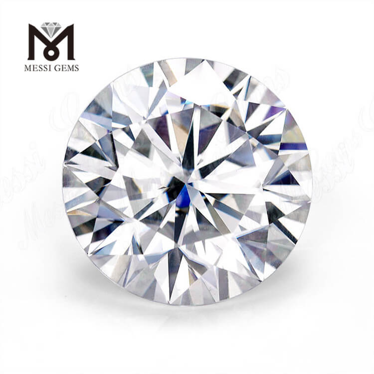 Diamante moissanite bianco DEF VVS1 Diamante sciolto rotondo da 12 mm